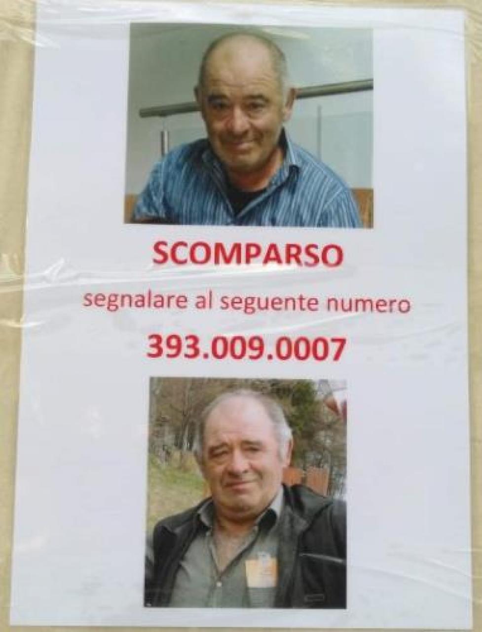 Allevatore scomparso “avvistato” un anno dopo