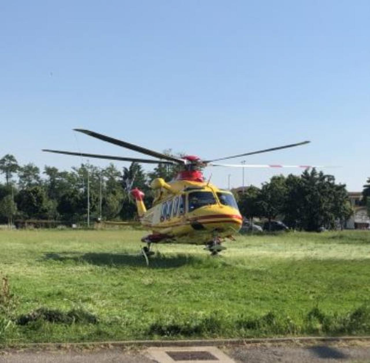 Crissolo, ciclista ferito