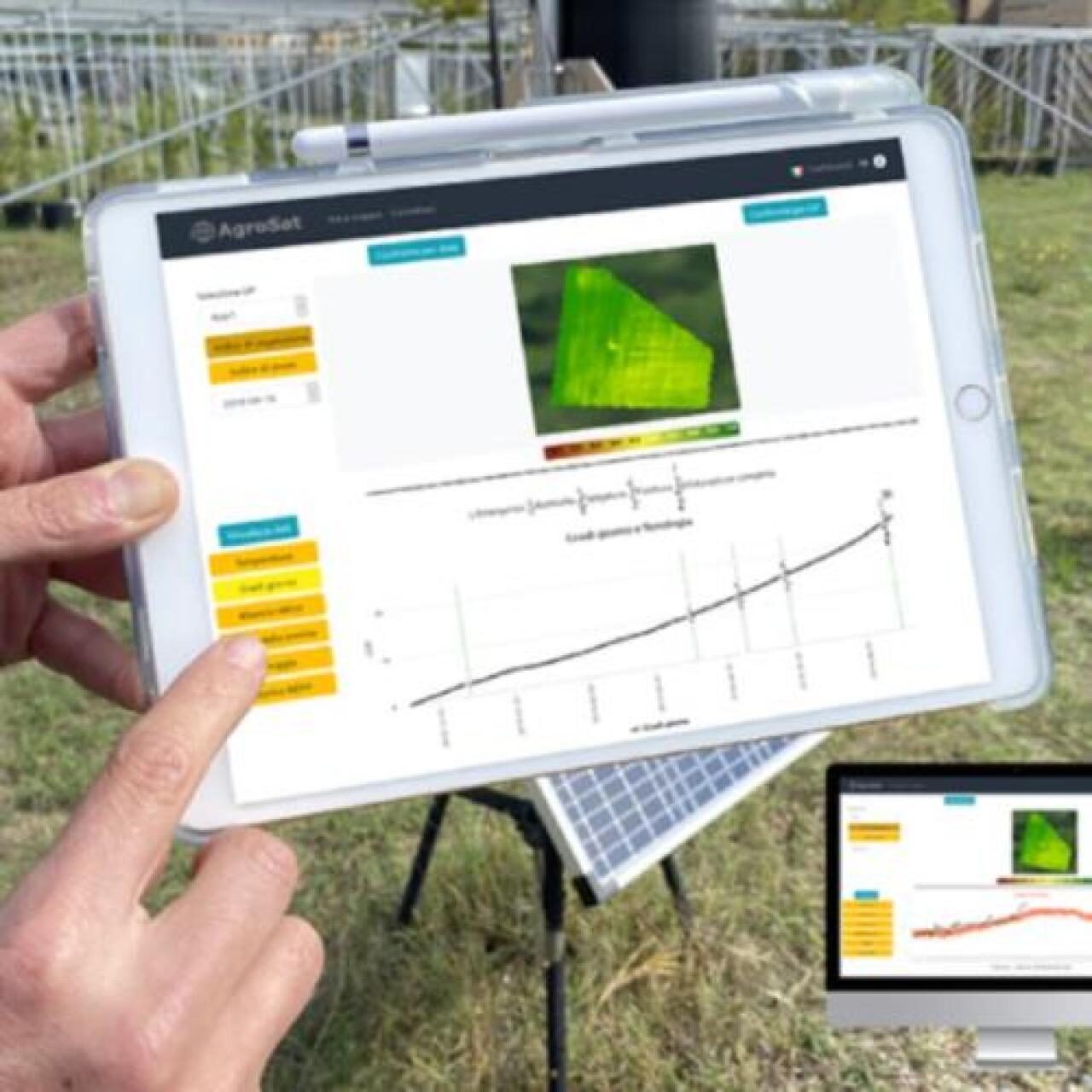 Grano, mais, pascoli e orticoltura la gestione oggi avviene via satellite Mappe e monitoraggio dei campi con la piattaforma per l’agricoltura di precisione