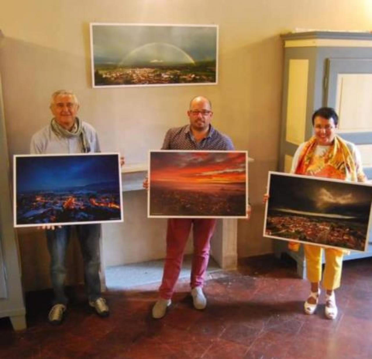L’arcobaleno di Fulvio in sala Consiglio