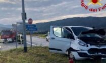 Scontro tra auto a Villafalletto