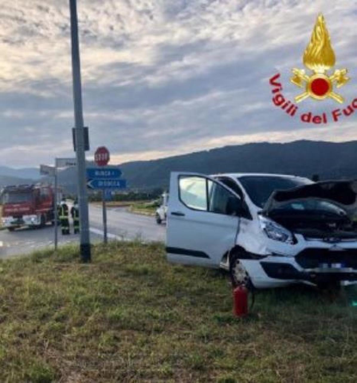 Scontro tra auto a Villafalletto