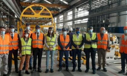 Chiara Appendino in visita all’Alstom