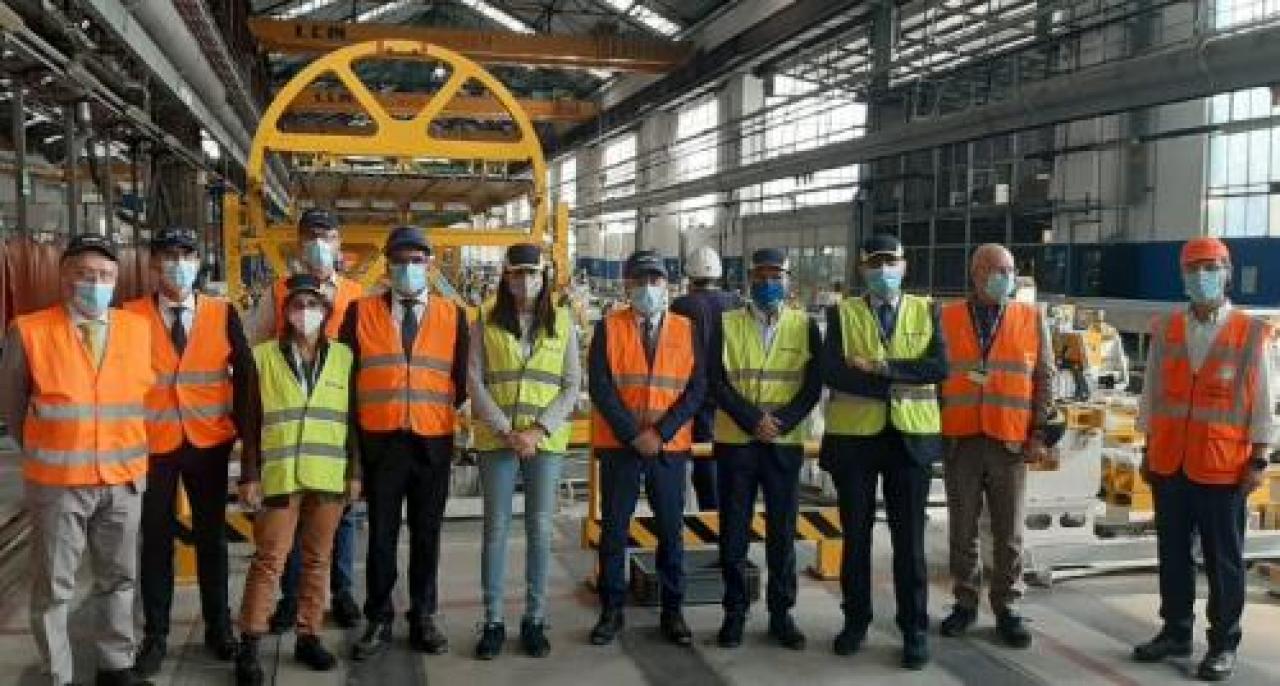 Chiara Appendino in visita all’Alstom