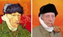 I volti degli anziani della valle Varaita trasformati in opere d’arte alla Musso