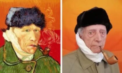 I volti degli anziani della valle Varaita trasformati in opere d’arte alla Musso