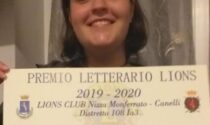 Stefania, ex Itis di Verzuolo, seconda classificata al premio letterario dei Lions di Canelli-Nizza