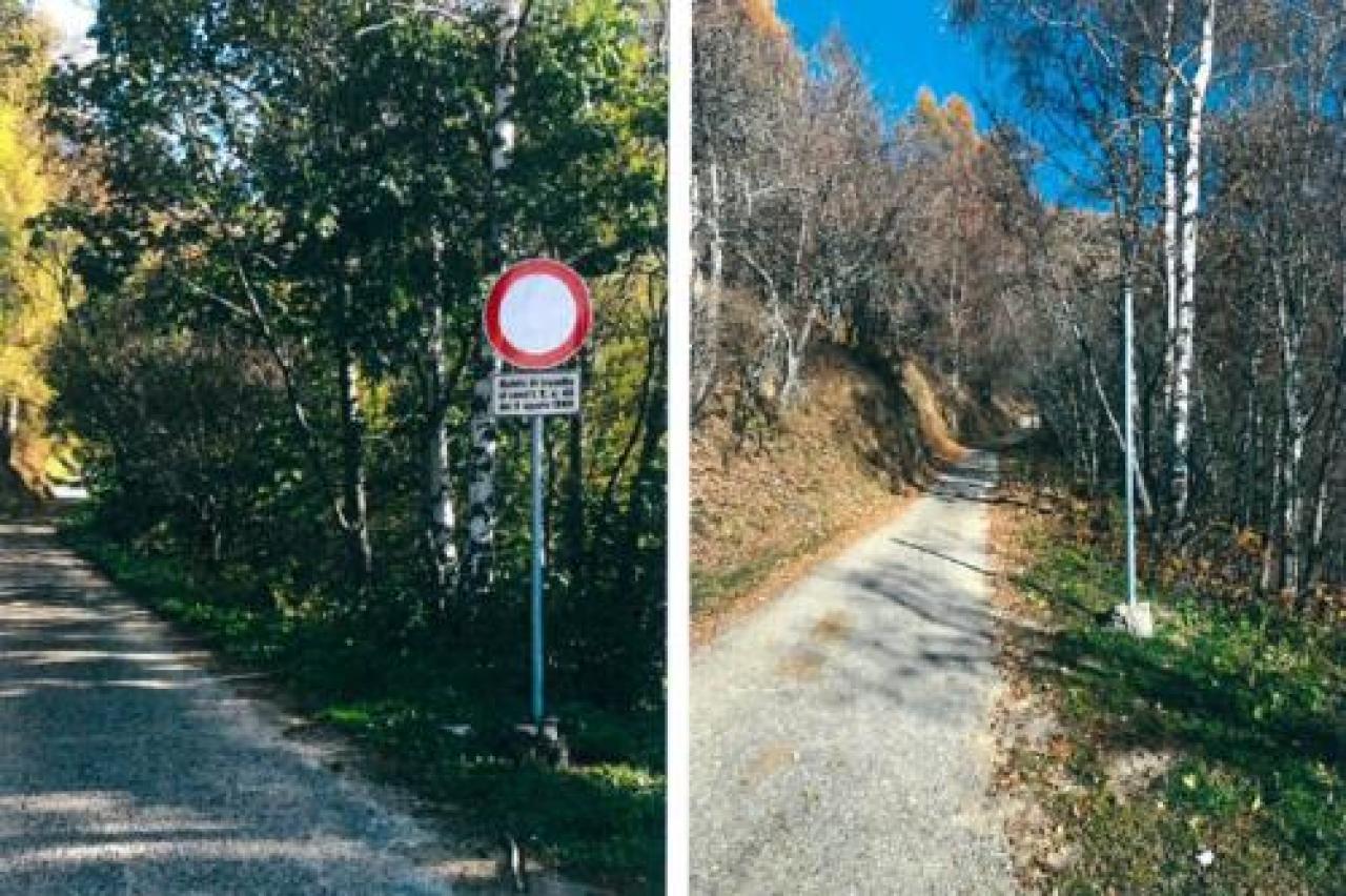 Becetto-Colle del Prete, divelti i cartelli