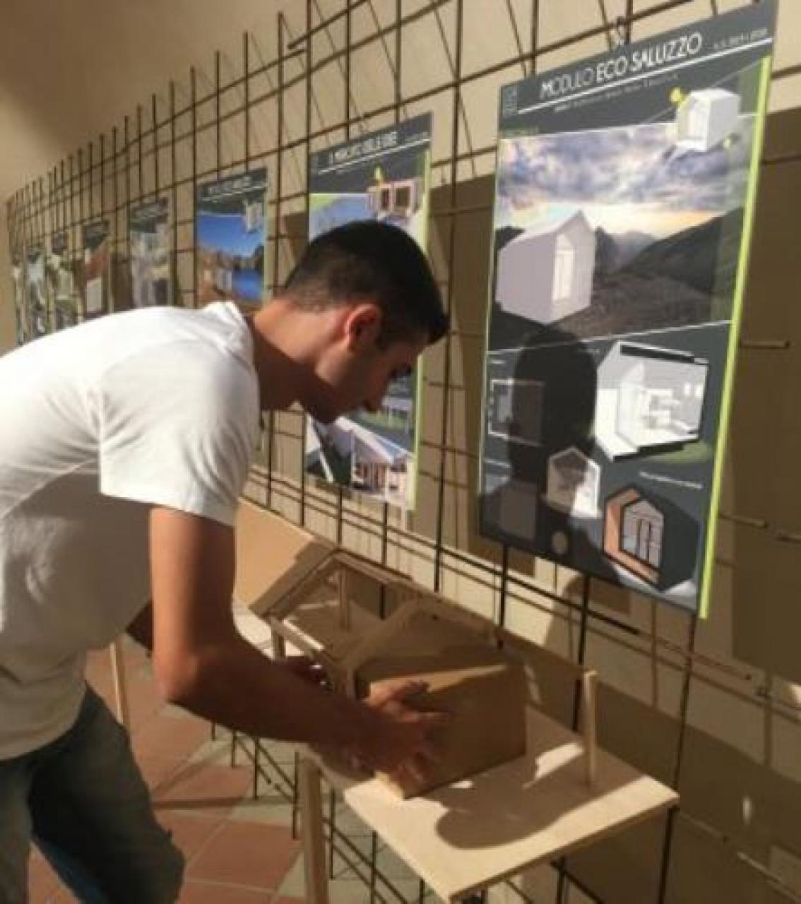 Il bivacco “green” ideato dagli studenti del Denina
