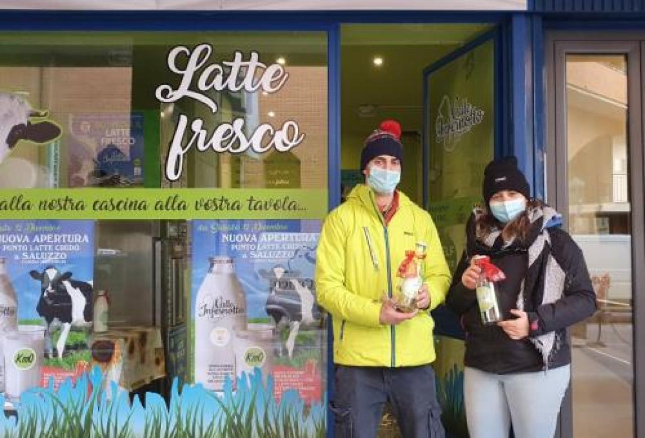 Latte fresco in via mazzini