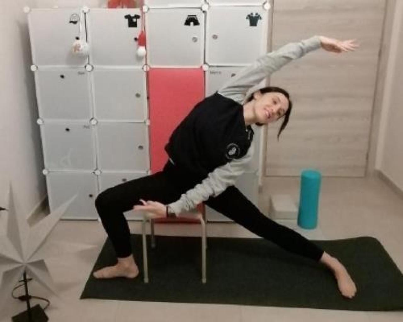 Lezioni di yoga per i prof con Marta