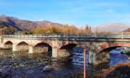 Ultimi lavori al ponte sul Po