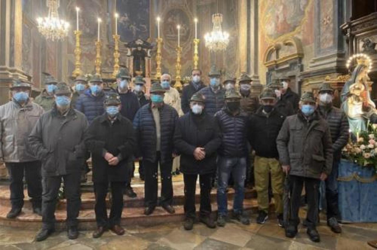 Niente festa alpina ma ricordo in chiesa