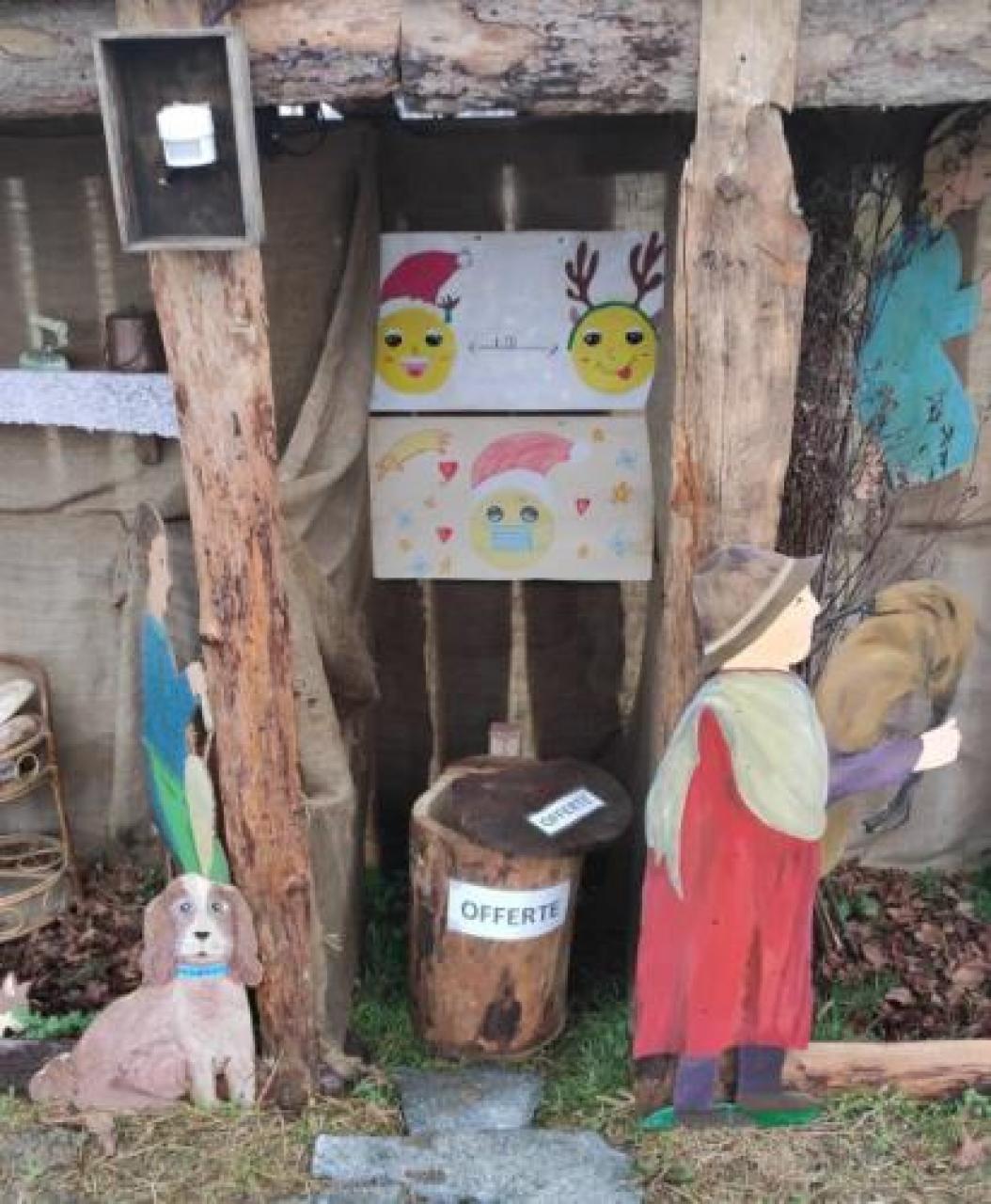 Rubate le offerte del presepe di battaglia