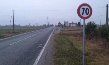 Limite di 70 km orari a cervignasco