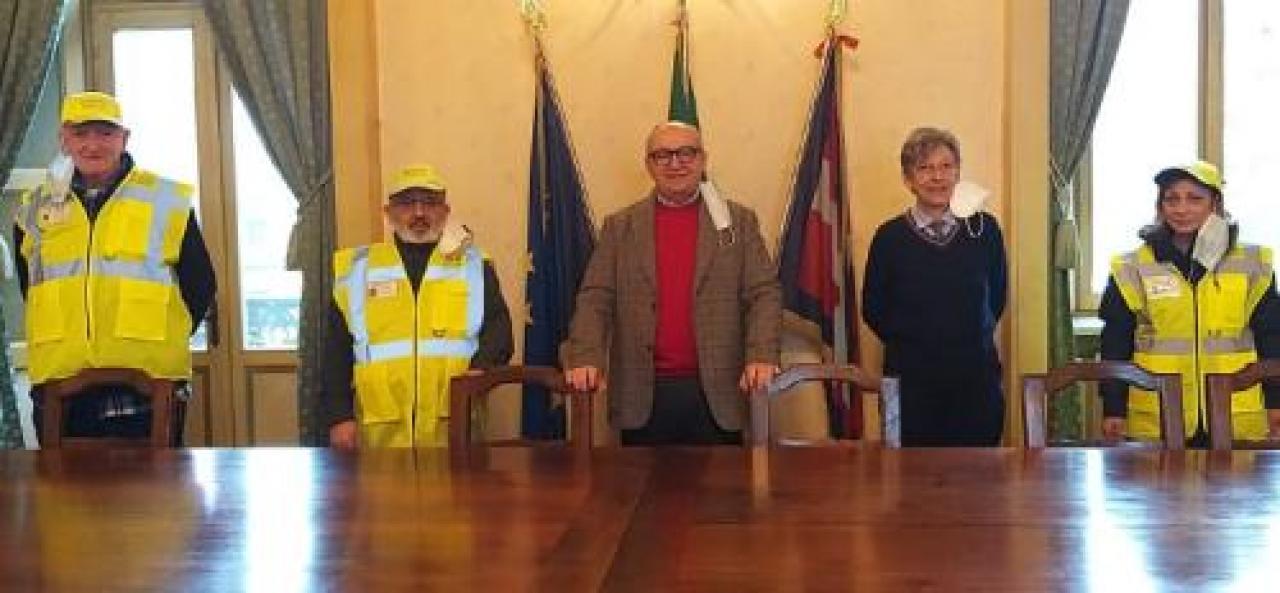 Mario, Luciano e Concetta Salgono a tre i nonni vigile