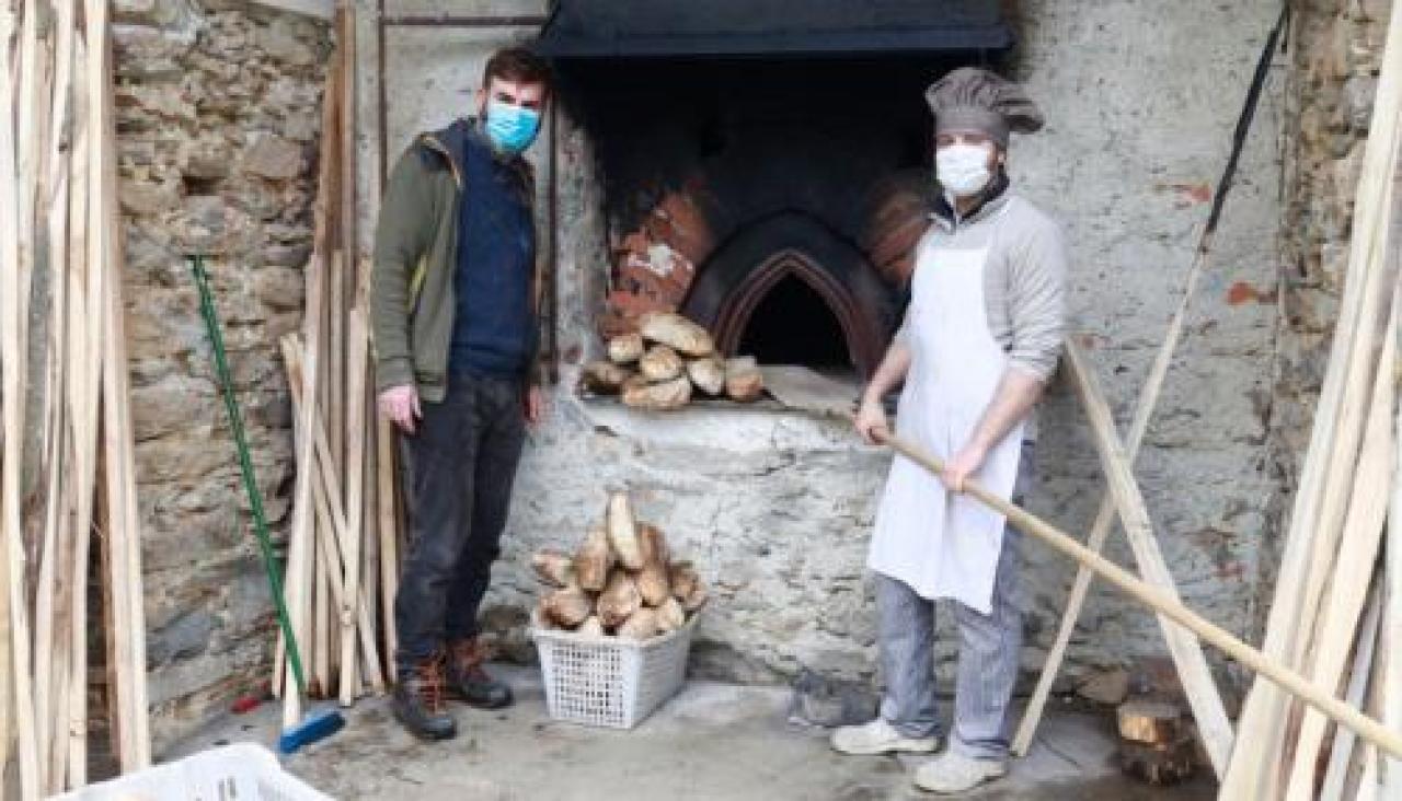 Pagnotte d’antan nell’antico forno