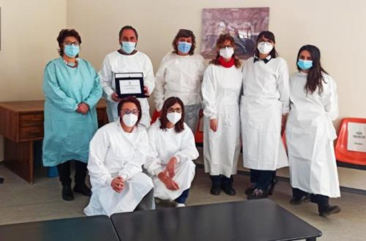 VERZUOLO, TARGA PER MEDICI E INFERMIERI. TESTIMONIAL I DEMATTEIS