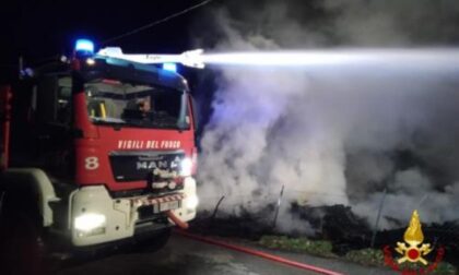 Busca, incendio a Castelletto