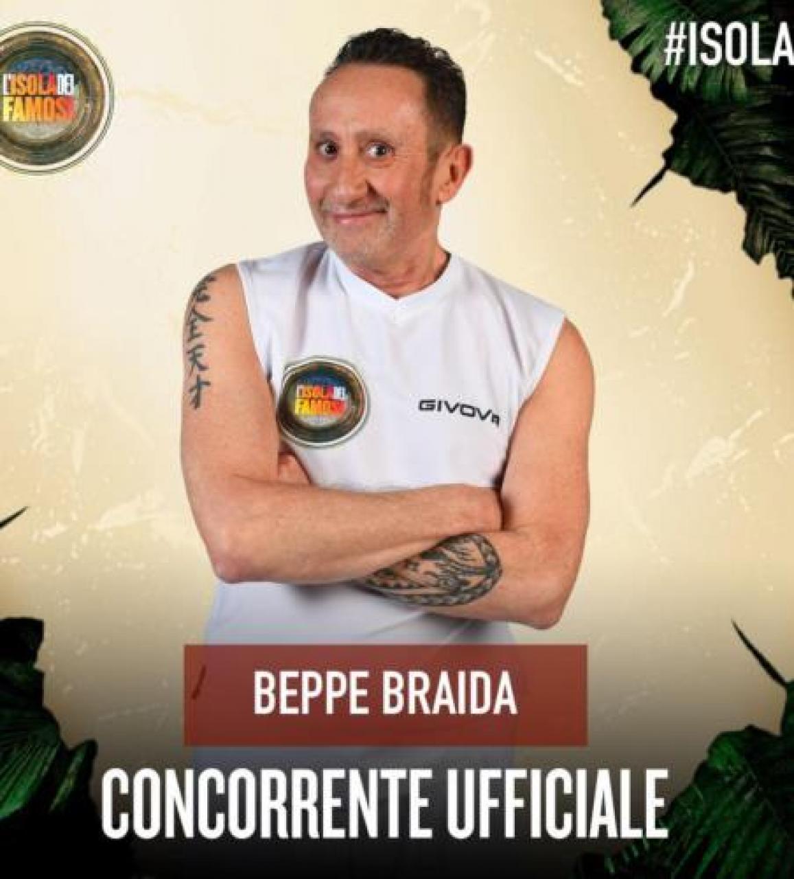 Il comico torinese parteciperà alla quindicesima edizione del format televisivo di Canale 5 condotto da Ilary Blasi Beppe Braida: «La mia Isola dei famosi? È iniziata a Torino lo scorso 20 febbraio»