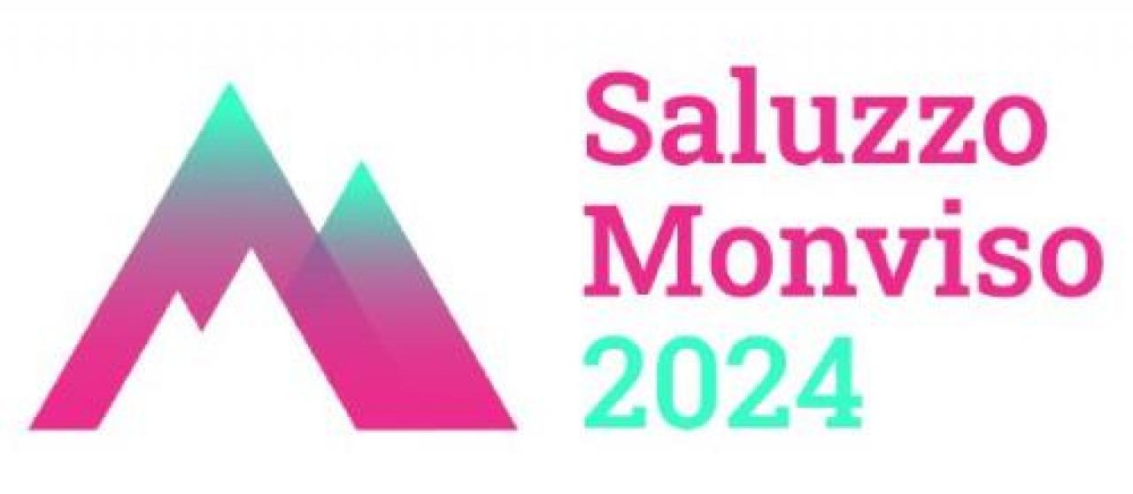Il logo di candidatura per Saluzzo 2024 realizzato da una designer marchigiana