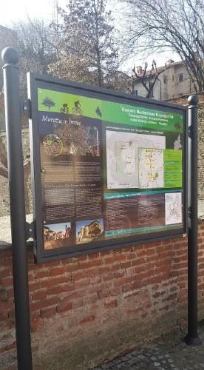 Moretta, la Via delle Risorgive nel nuovo tabellone in centro