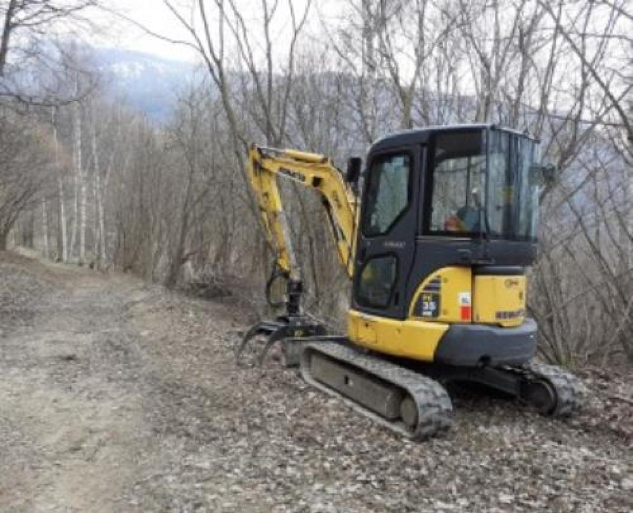 Lavori forestali alla Fontana dell’Orso