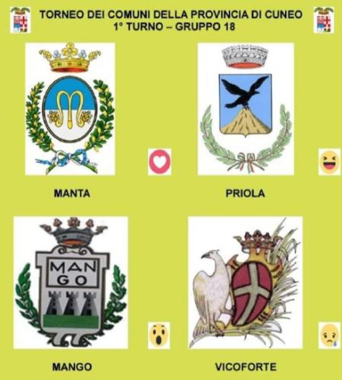 Manta nella gara degli stemmi comunali