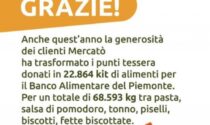 Oltre 68 tonnellate di cibo: iniziativa solidale di Mercatò