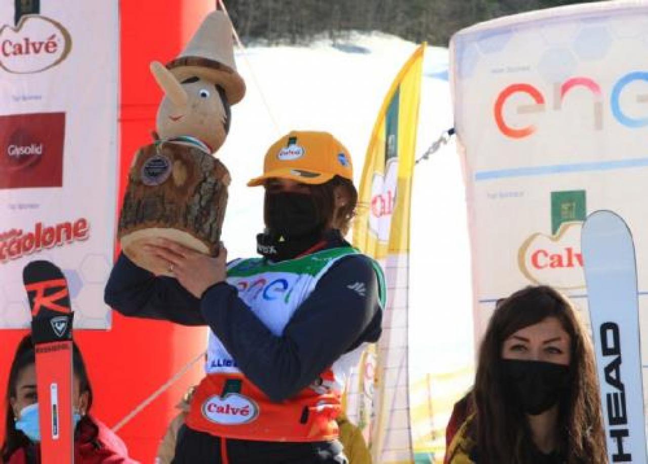 Sofia d’argento nel gigante all’Abetone