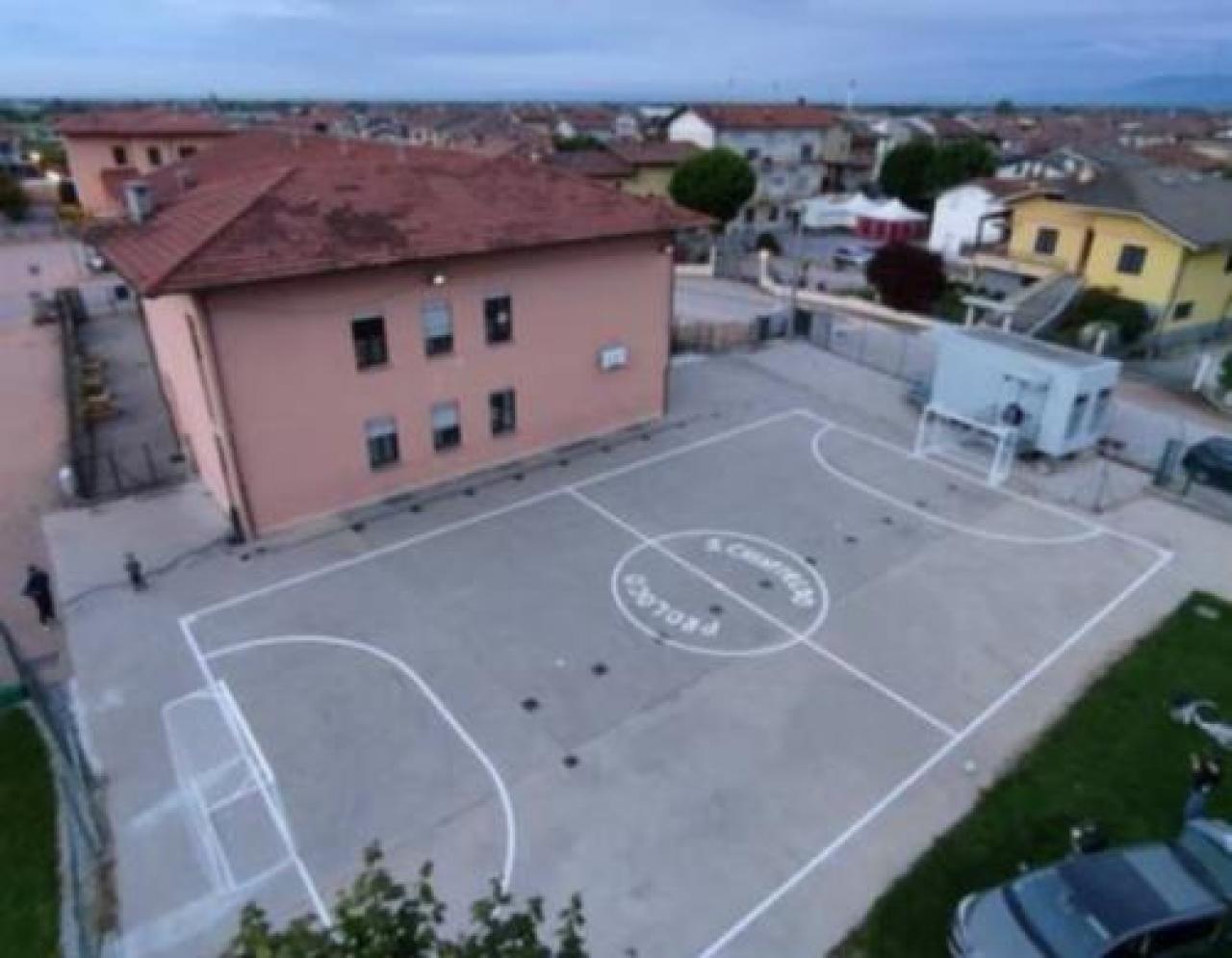 Il campo di calcio a 5 a S. Chiaffredo di Busca