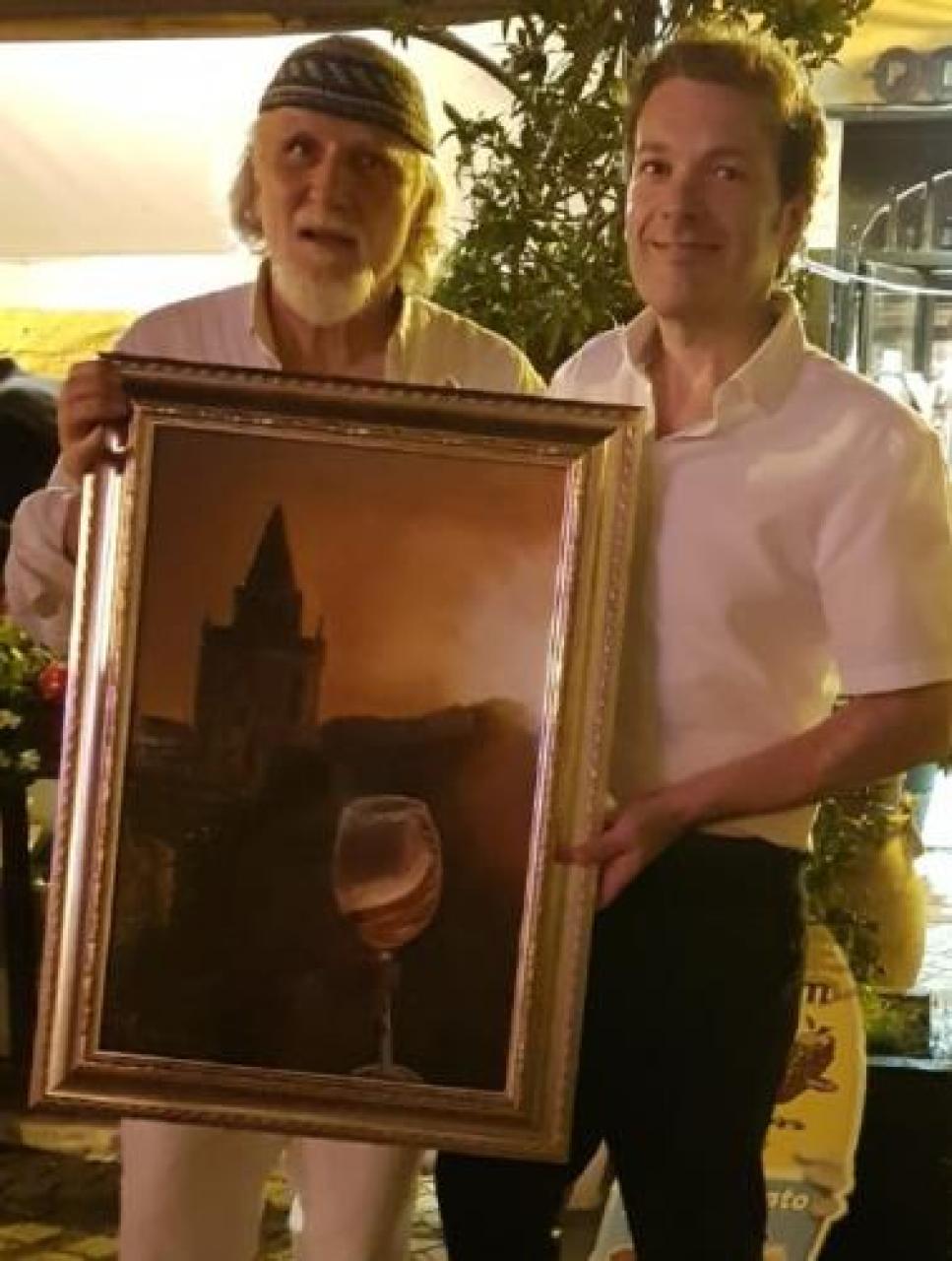 Nazer e Ovadia legati da un quadro in Sicilia