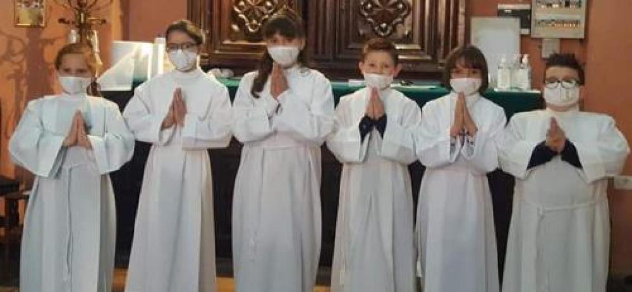 Prime comunioni a sampeyre e venasca