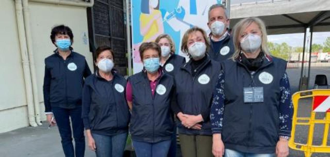 Sei infermiere dell’Officina al Pala Crs
