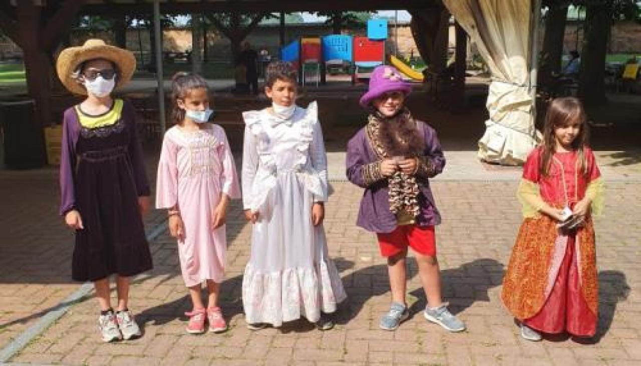 Festa in maschera d’estate nel parco del santuario