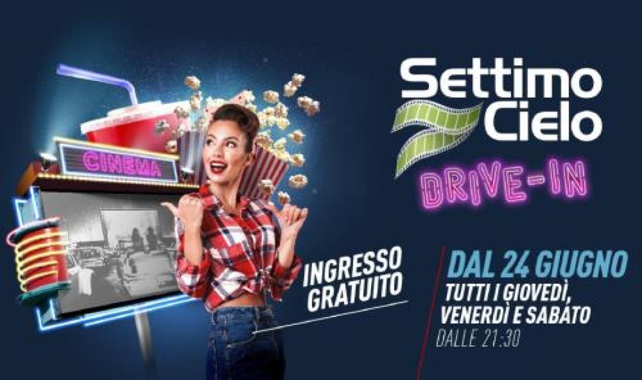 Il grande schermo del Cinema Drive-In si riaccende al «Settimo Cielo Retail Park»