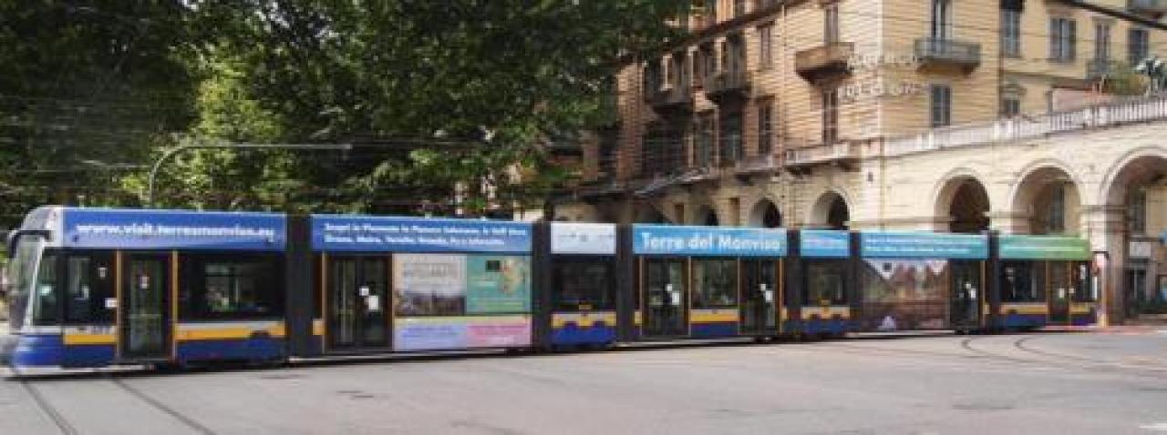 Il monviso viaggia in tram torino