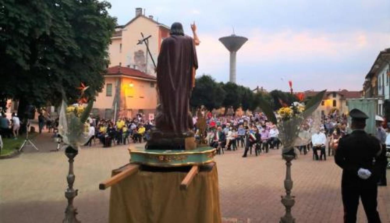 Messa per il patrono in piazza Castello