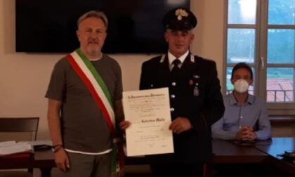 Sanfront, l’appuntato proclamato Cavaliere