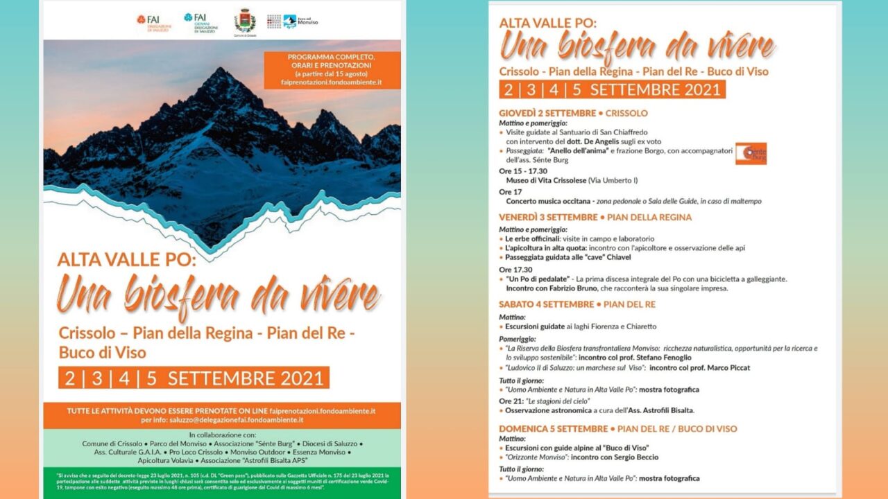 Una biosfera da vivere: 4 giorni in alta val Po con la Delegazione FAI Saluzzo