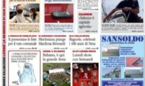 Ecco la prima pagina di questa settimana sulla Gazzetta di Saluzzo