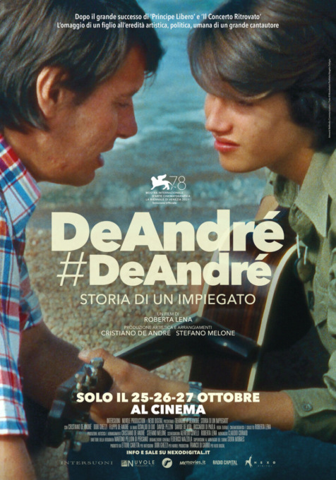 Lunedì 20/12 al  Magda Olivero verrà proiettato “DEANDRÉ#DEANDRÉ Storia di un impiegato”:’ Storia di un impiegato”