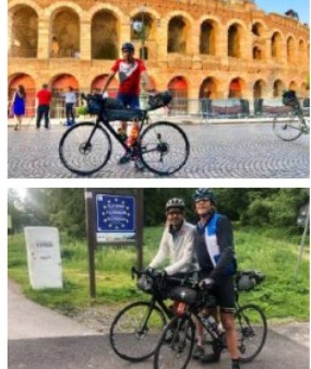 Pedalando da Verona alla Slovenia L’avventura del portalettere di Saluzzo