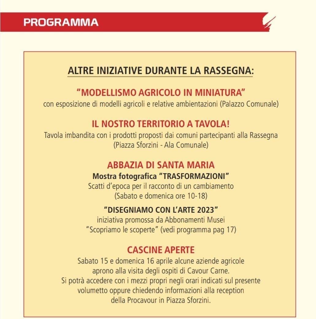 programma Cavour -carne 2023