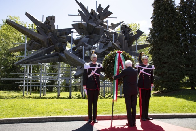 Mattarella Cuneo MOnumento