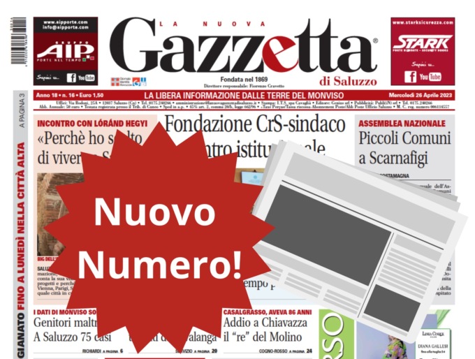 Nuovo Numero del 26 Aprile in Edicola!