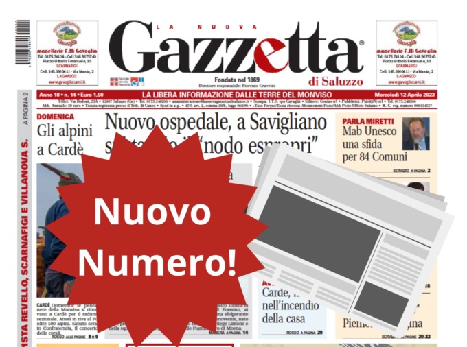 Nuovo numero del 12 aprile in Edicola!