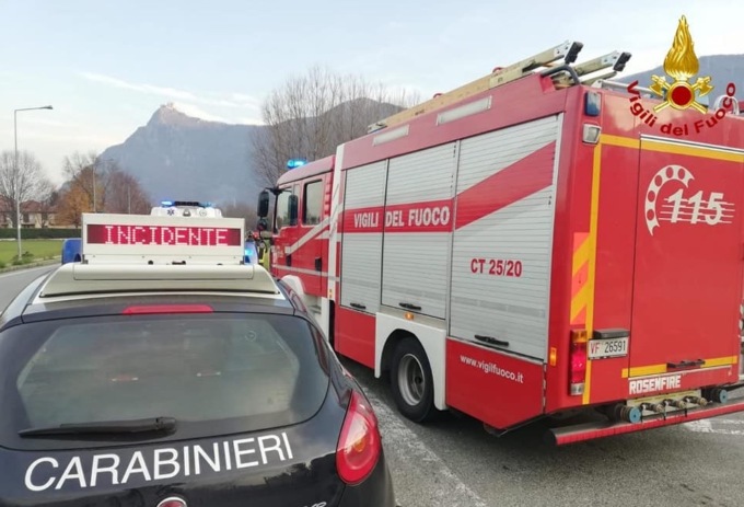Incidente frontale a Bagnolo: ventenne ricoverato al CTO