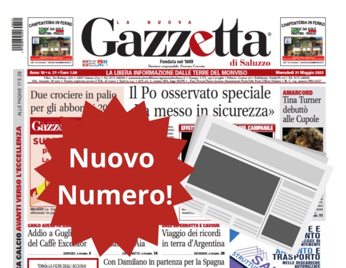 Nuovo Numero del 31 Maggio in Edicola!