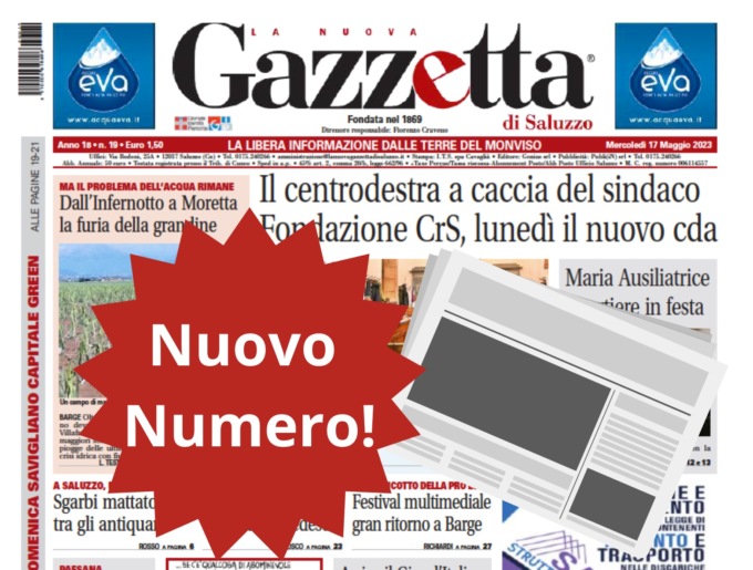 Nuovo Numero del 17 Maggio in Edicola!